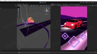 Beat Rider: Neon Arcade Racing Unity Game Source Code #unity #unity3d #unitydev #unitydeveloper screenshot 4