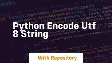 python encode utf 8 string
