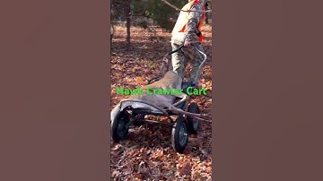 Hawk Crawler working great as my recovery cart!!!  Check out this new hunter hauling out his BUCK!!