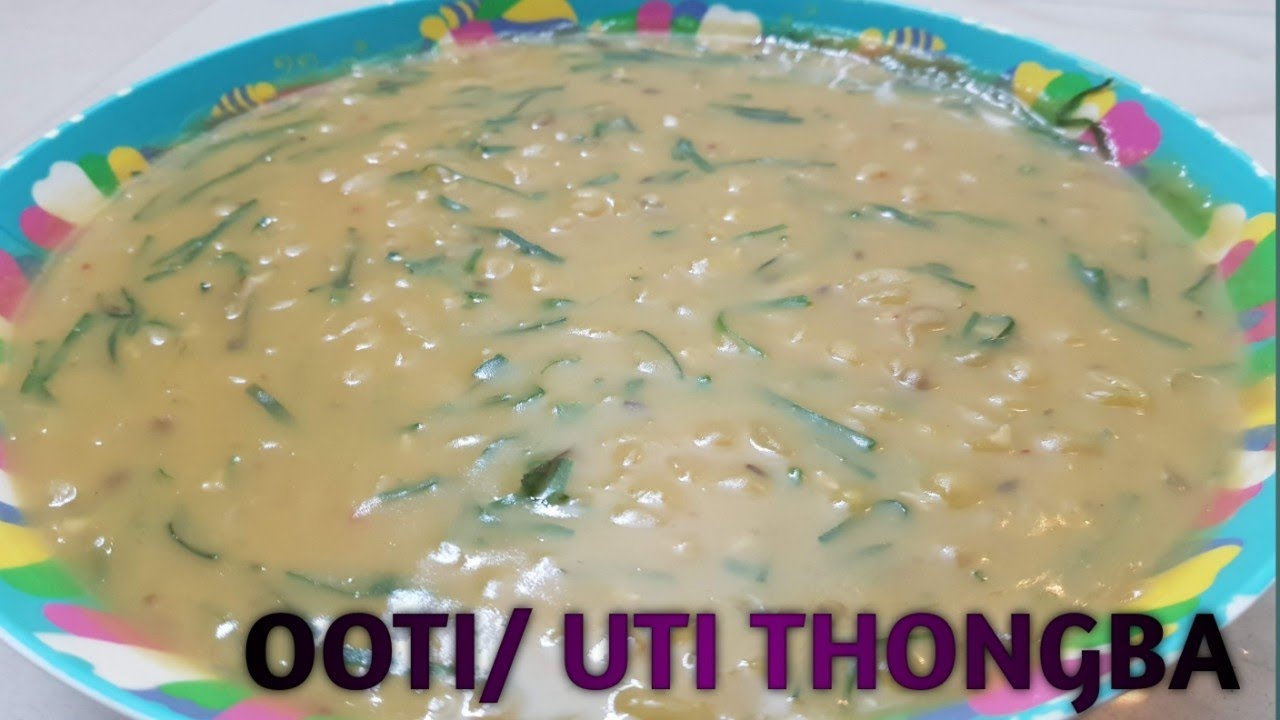 Ooti thongba|| easy manipuri ooti/utti recipe - YouTube