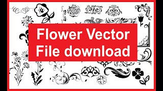 Flower design Vector file | clipart design Part 2 #wedding #cliparts #design #vector #vectorart
