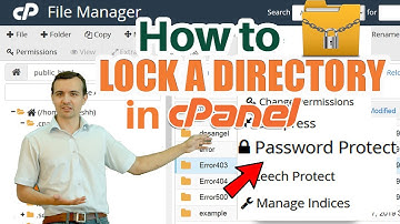 How to password protect a directory in cPanel [Step by Step] ☑️