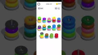 Color Hoop Stack Puzzle Level 107 Walkthrough Solution iOS/Android screenshot 5