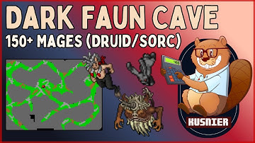 Dark Faun Cave | 150+ Mage (Druid/Sorcerer) | Tibia
