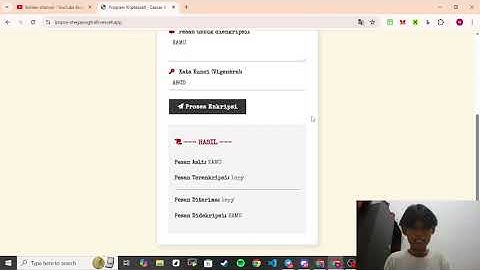 Implementasi Vigenère Cipher Berbasis ASCII Printable | Tugas Kriptografi dan Steganografi A2 (2025)