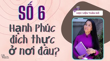 Hạnh Phúc Đích Thực Ở Nơi Đâu? Số 6 Đường Đời "Học Viện Thần Số"