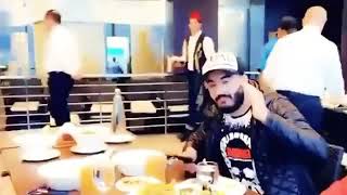 سناب سيف نبيل مع امير وحجي علي وداني في مطعم ببيروت
