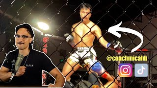 Coach Micah B Reacts To His Fight Spinning Back Fist Ko