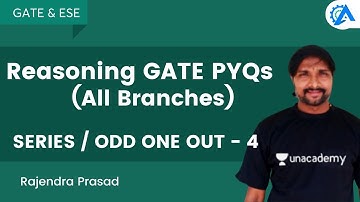 Series / Out one out - 4 | Reasoning GATE PYQs (All Branches) | RP Sir #unacademy #letscrackit