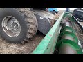 уборка сои , JOHN  DEERE  vs MASSEY FERGUSON .