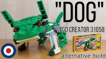 LEGO Creator 31058 Alternative build tutorial  ​DOG、レゴクリエイター31058を犬に組み替え