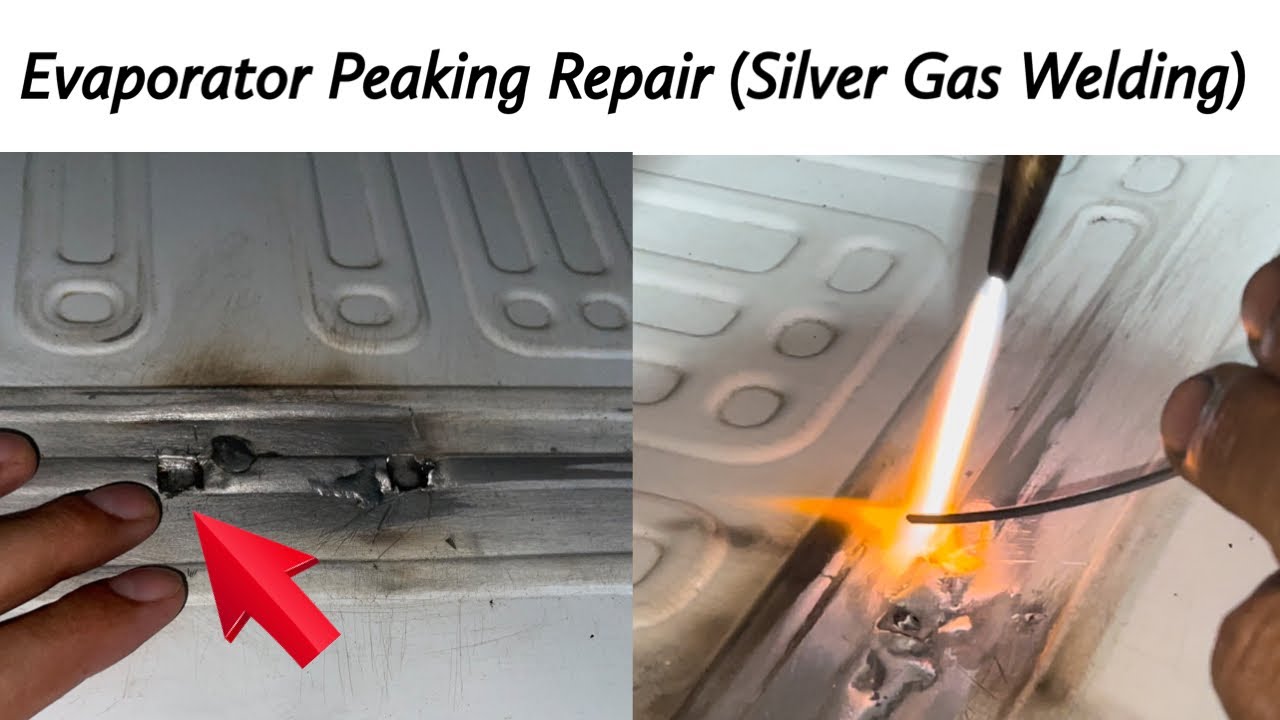 Refrigerator cooling chamber repair silver brazier In Urdu and Hindi
