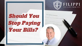 Should You Stop Paying Your Bills?