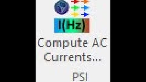 Crash course: SIwave PSI AC Current solver