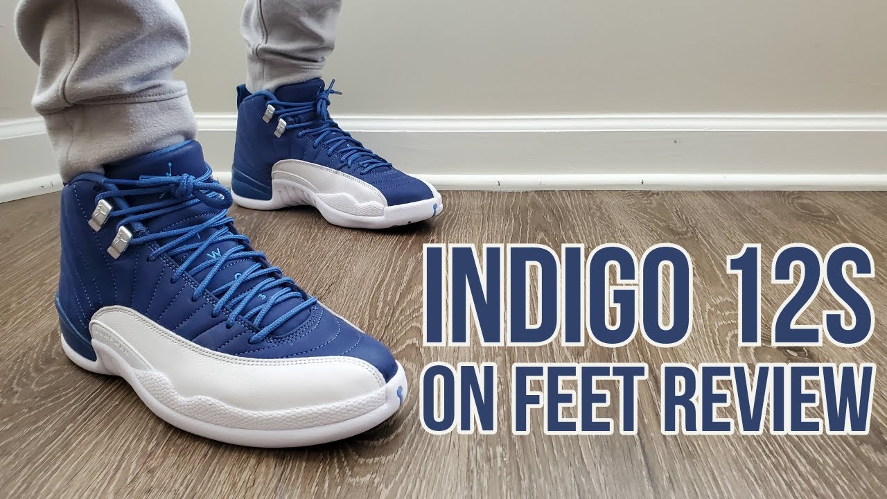 Air Jordan 12 Retro “Indigo” On Feet 