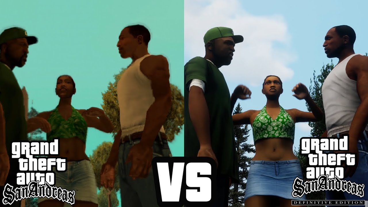 GTA San Andreas Definitive Edition vs GTA San Andreas: 5 major