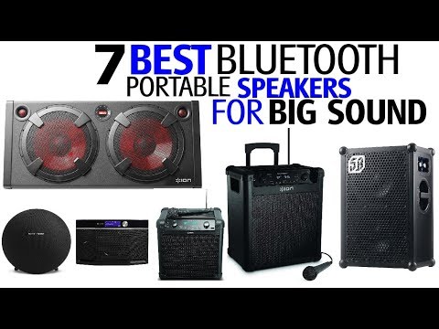 best bass bluetooth speaker 2018