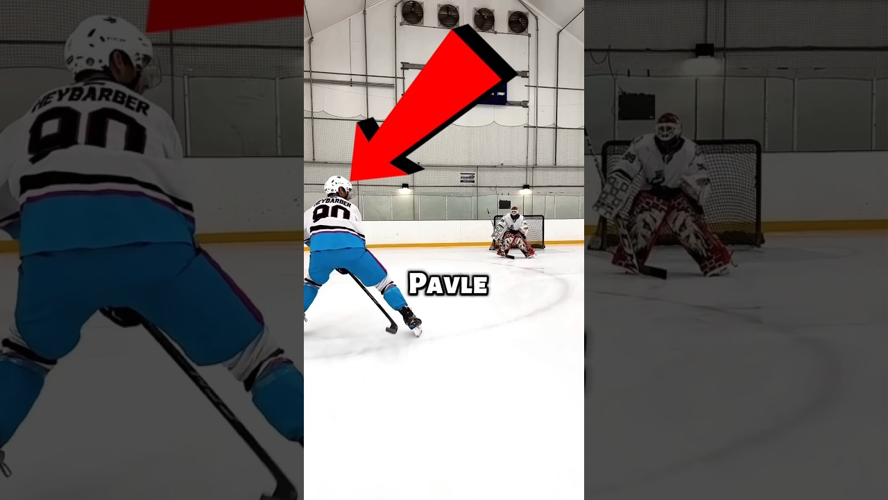Безумный хоккейный трюк со штрафными