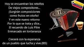 Video thumbnail of "Tierra de cantores Los Hermanos zuleta Letra"