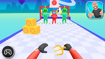 Hit Master 3D: Knife Assassin - Gameplay Walkthrough Part 15 - Game Levels 43-45 (iOS, Android)