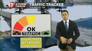 Tracking overnight showers and wintry mix