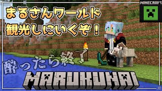【 #Minecraft 】まるくないサーバーを観光する！！酔ったら終了！！