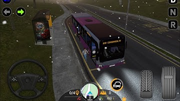 Bus Simulator: Evo - Mobile iOS & Android Gameplay | Boston Route 3 City Bus Driving.
