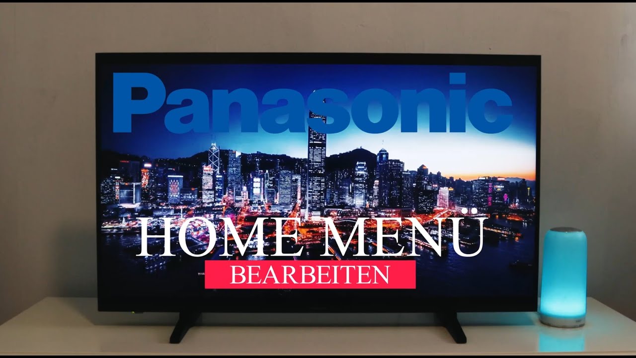 Panasonic TV 2022 Start Menü bearbeiten YouTube