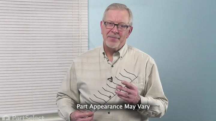 Frigidaire Dishwasher Repair - How to Replace the Adjustable Tine Rack (Frigidaire # 154721404)