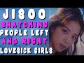 People reacting to JISOO in Lovesick Girls - BLACKPINK
