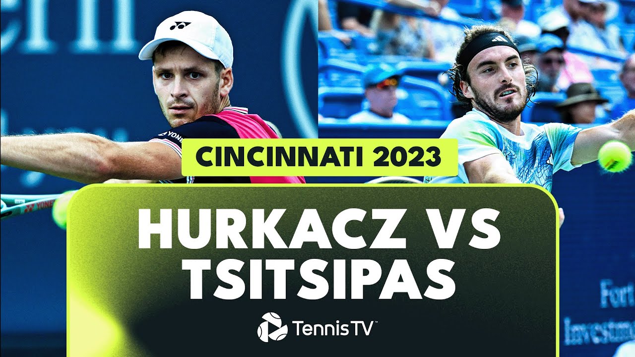 Hubert Hurkacz vs Stefanos Tsitsipas Cincinnati 2023 Highlights