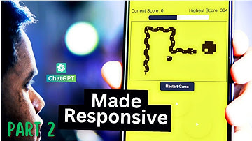 Part II of Making the Classic Nokia Snake Game With ChatGPT 4o | Making It Mobile Responsive