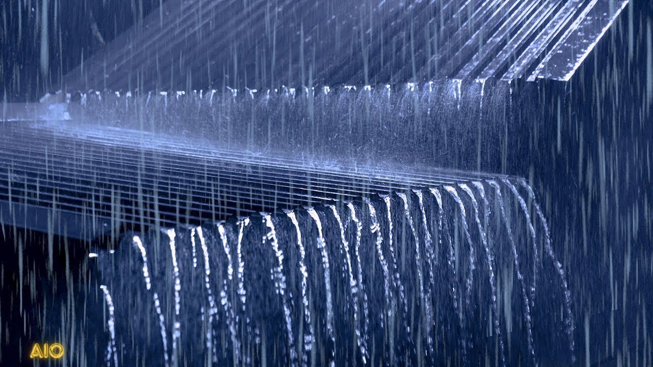 Relieve Stress to Fall Asleep Fast with Heavy Rain & Powerful Thunder ...
