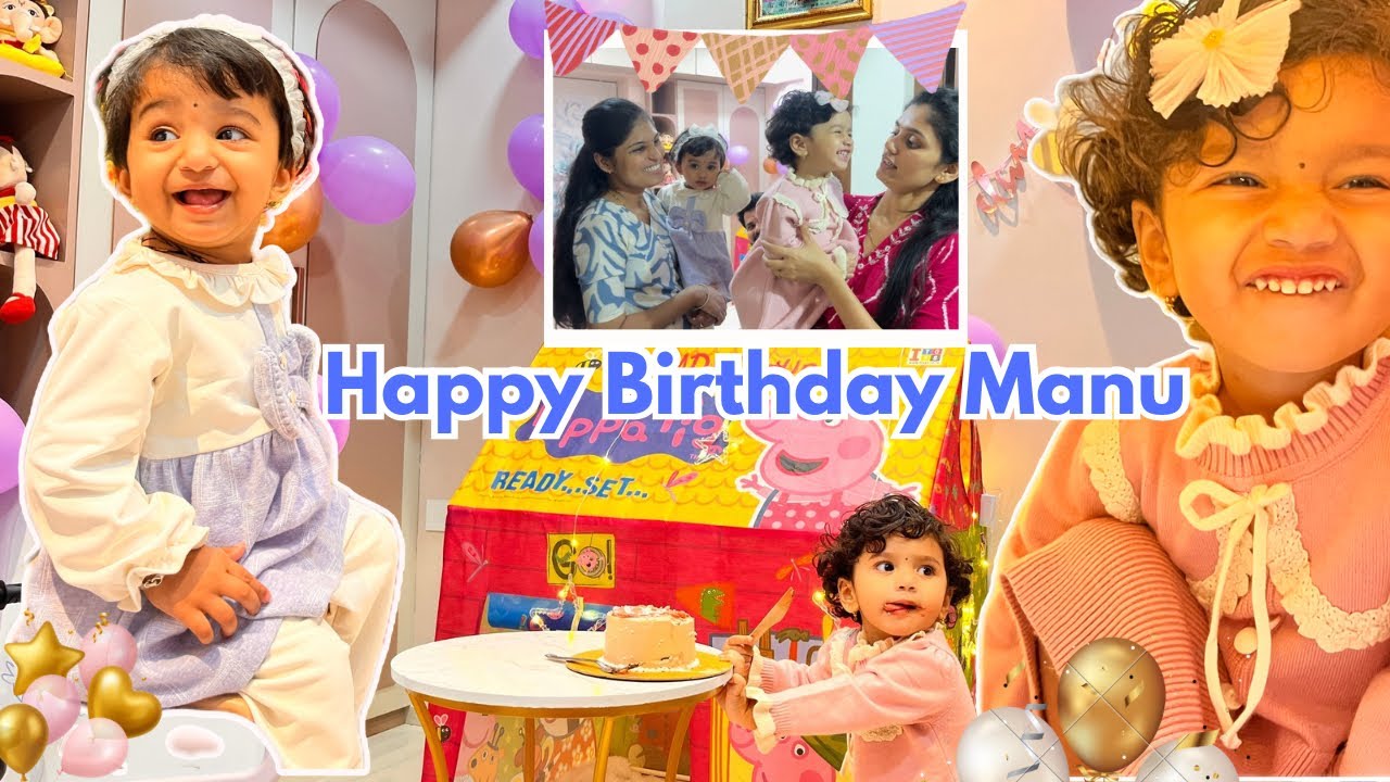 फॅमिली, धमाल आणि मनुचं Midnight Birthday Celebration 🎂🥳 | आज ज्ञानु आणि भैय्या आले.