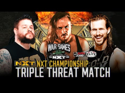 COMO HACER UN MATCH CARD DE NXT WAR GAMES 2020 || NXT WAR GAMES MATCH ...