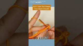 Stop making tight crochet seams! Try this trick #crochet #crochethacks #yarn