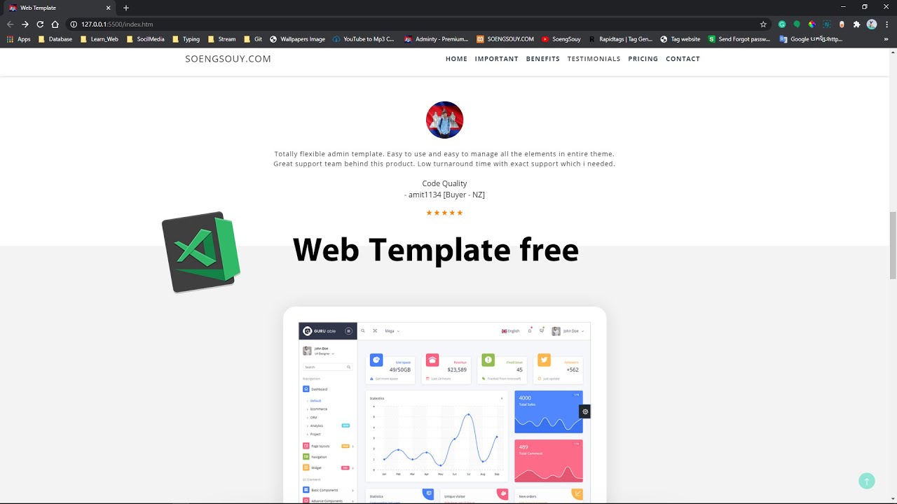 Web | template free download using html5 and css3 js