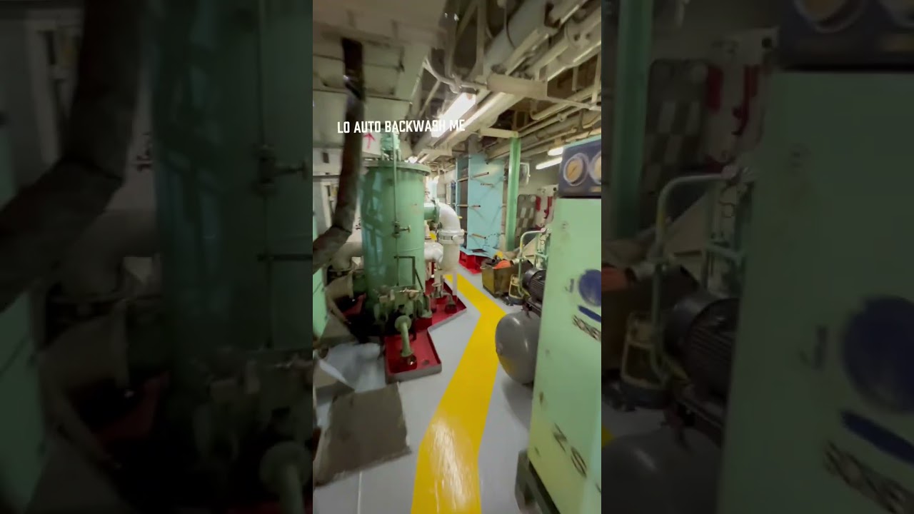Tanker ship Engine Room / kamar mesin kapal tanker #tankerships #engineering #engineroom 