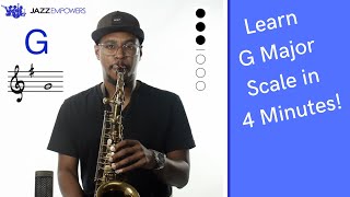 G Major Scale On Alto Saxophone Bb Concert