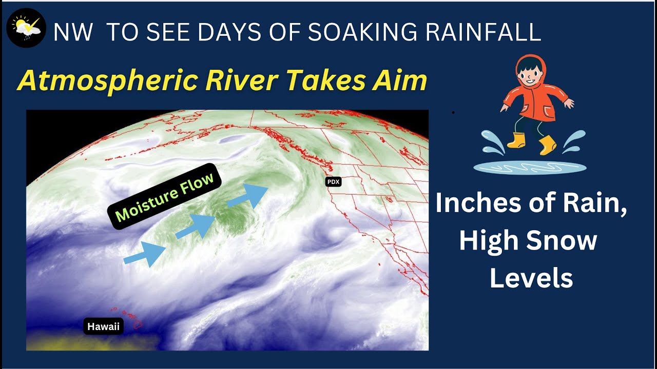 Atmospheric River to Hit Portland, Pacific Northwest - YouTube