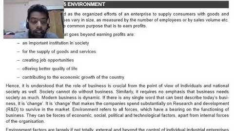 CS Foundation - Business Environment by CS Aman Agarwal