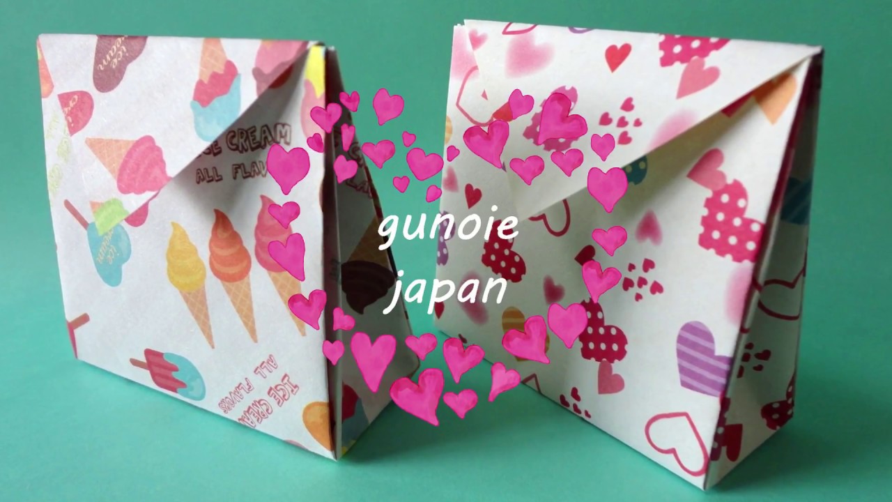 Origami Mini Bag 折り紙ミニバッグの折り方 Youtube