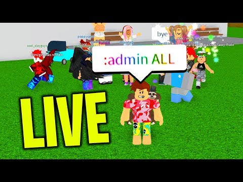 Roblox Admin Commands Live W Fans Youtube - roblox admin commands v4