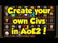 Amazing AoE2 website - create your own civs!