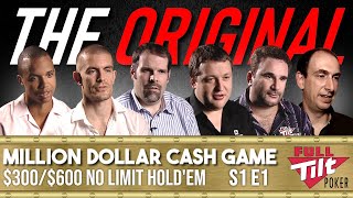 Million Dollar Cash Game 300600 High Stakes Phil Ivey Gus Hansen Tony G S1E1