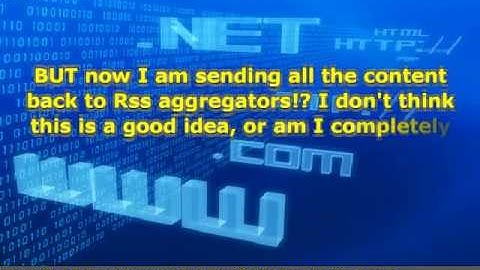 Automated Content Website And RSS Bot