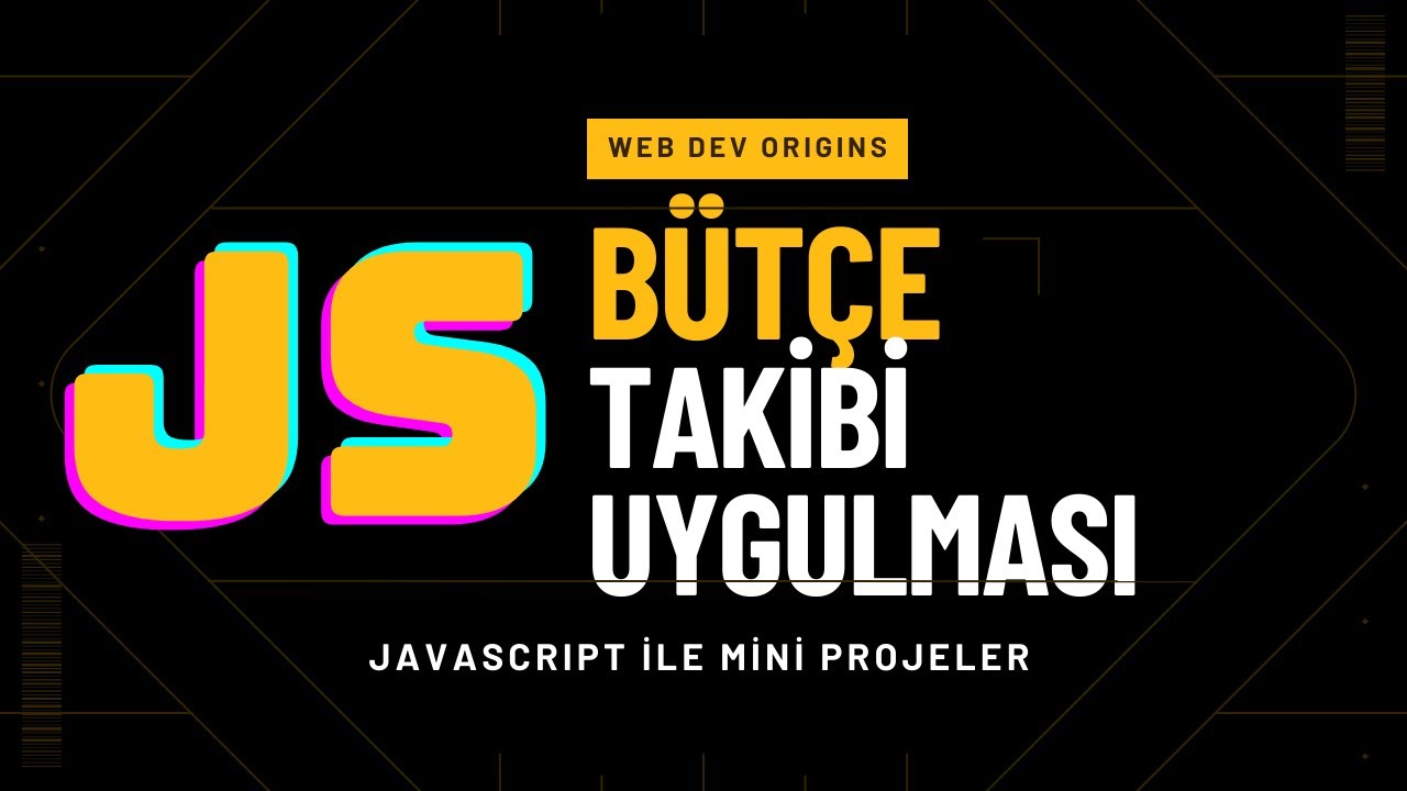 Kendi Bütçenizi Kolayca Yönetin: JavaScript Bütçe Takip Uygulaması