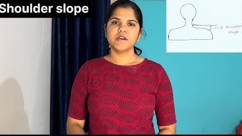 What is shoulder slope and how to calculate it?