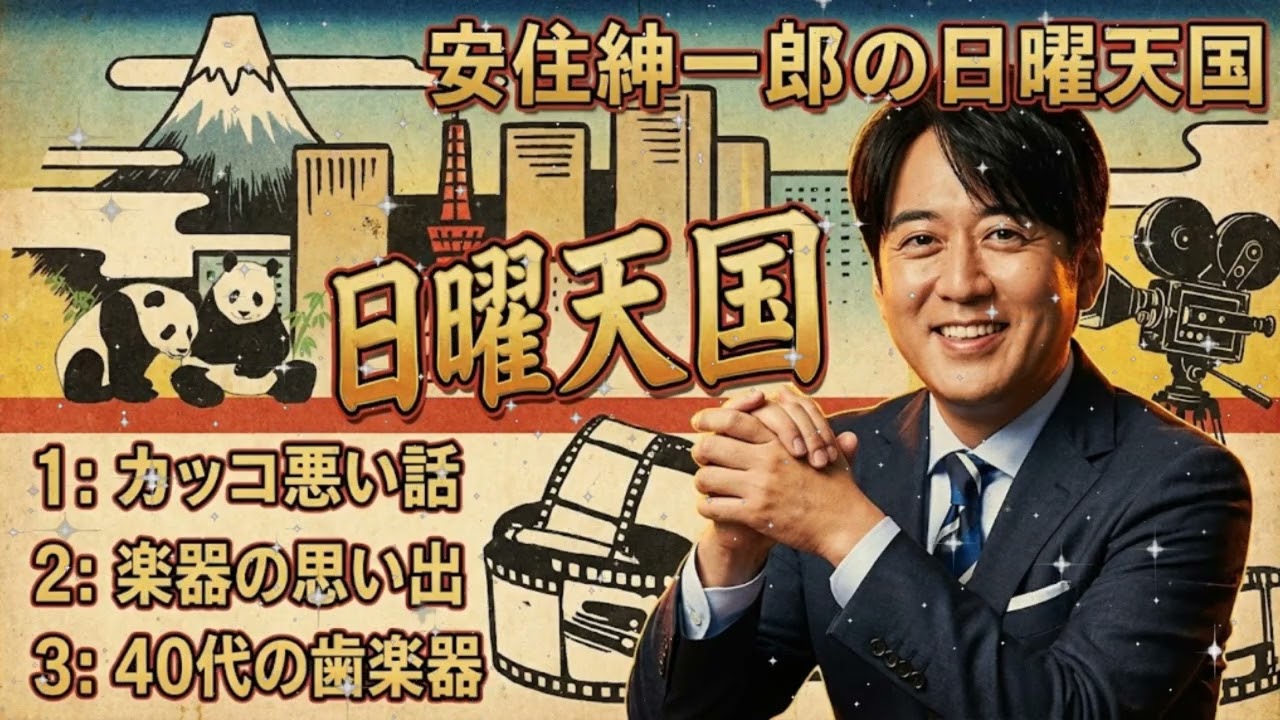 🤣 【安住紳一郎】40代で覚醒した謎の能力「歯楽器」とは？中澤有美子も爆笑の傑作トーク