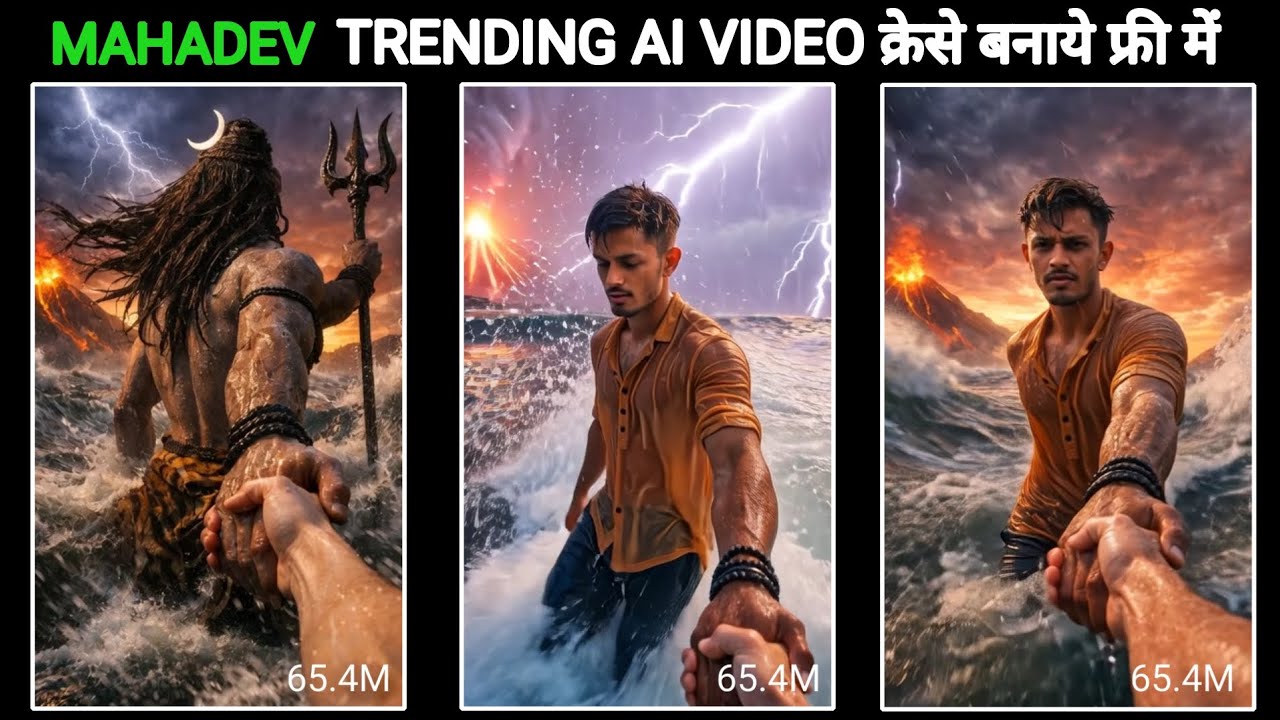 Trending instagram reels editing | Maha shivratri Trending Ai Photo  Video Editing 